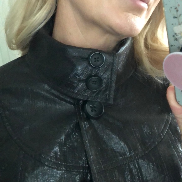 TRIBAL jacket in black button-up with sheen - Picture 5 of 12